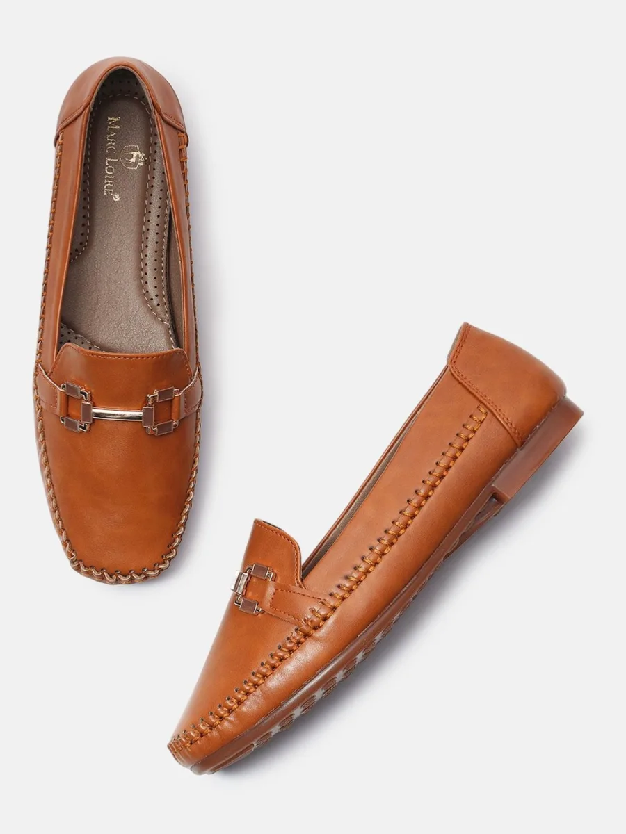 Tan Horsebit Loafers