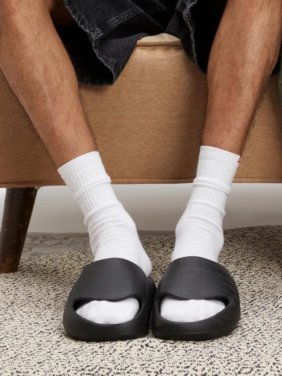 Black Moulded Slides