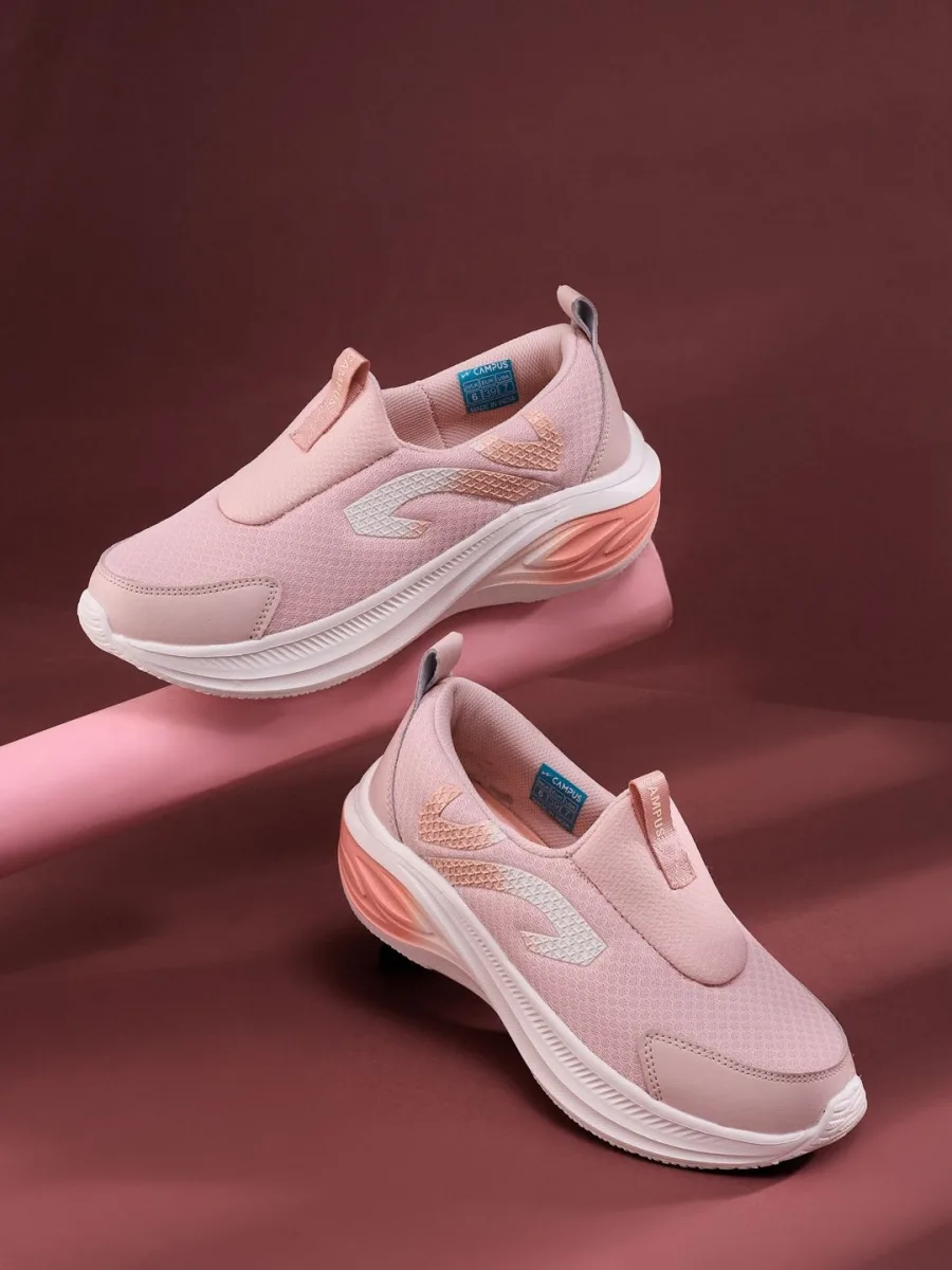 Pink Slip-On Sneakers