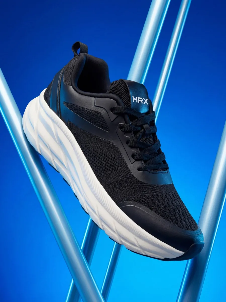 Black Lace-Up Sneakers
