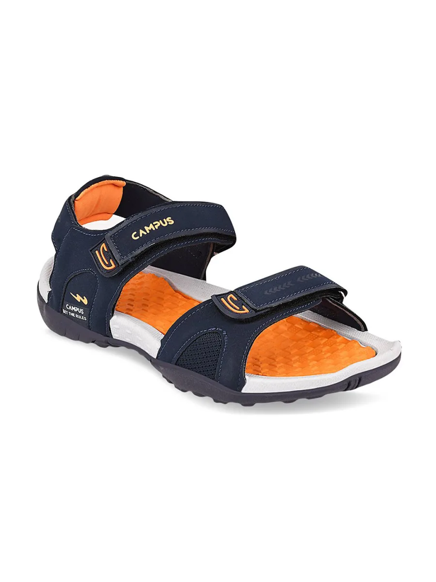 Navy Orange Sports Sandals