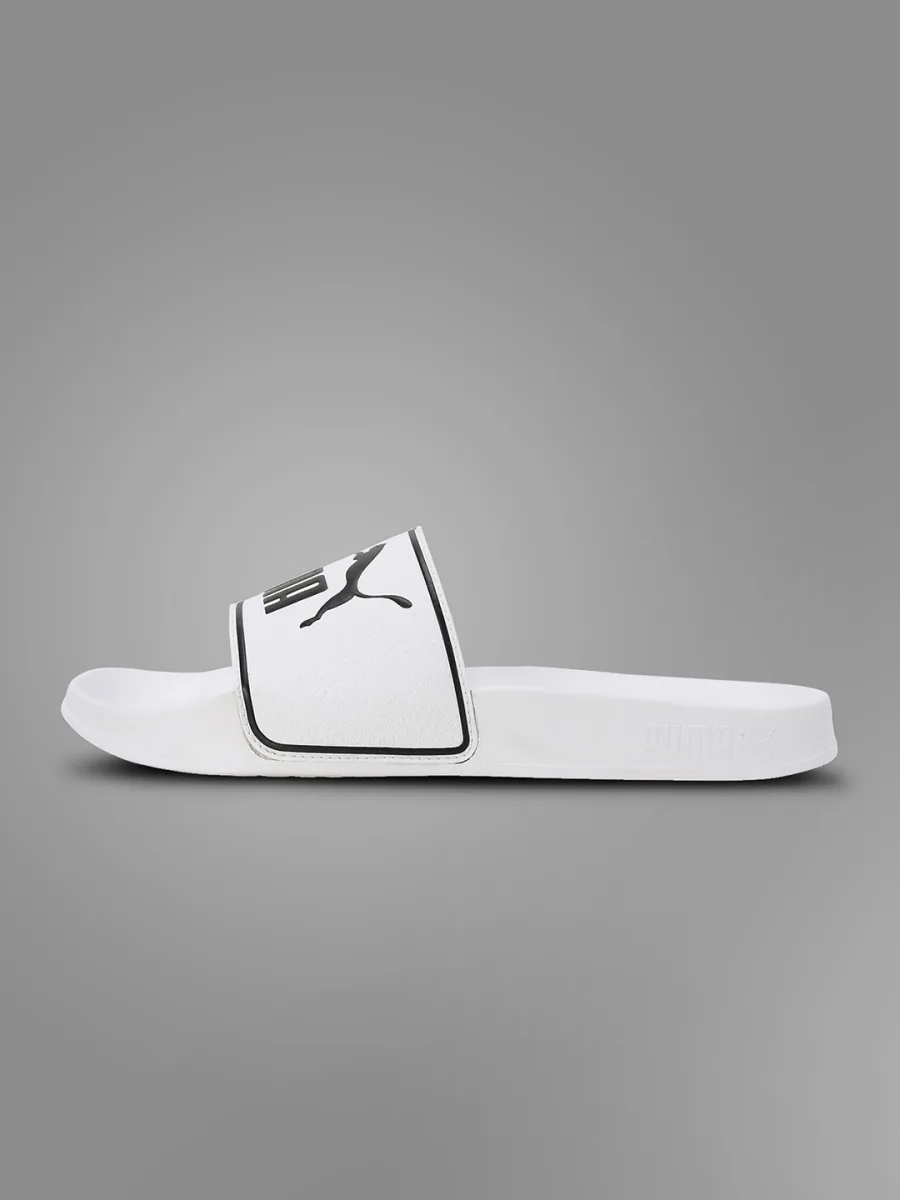 White Casual Slides