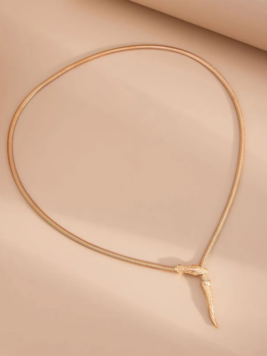 Rose Gold Snake Chain Necklace
