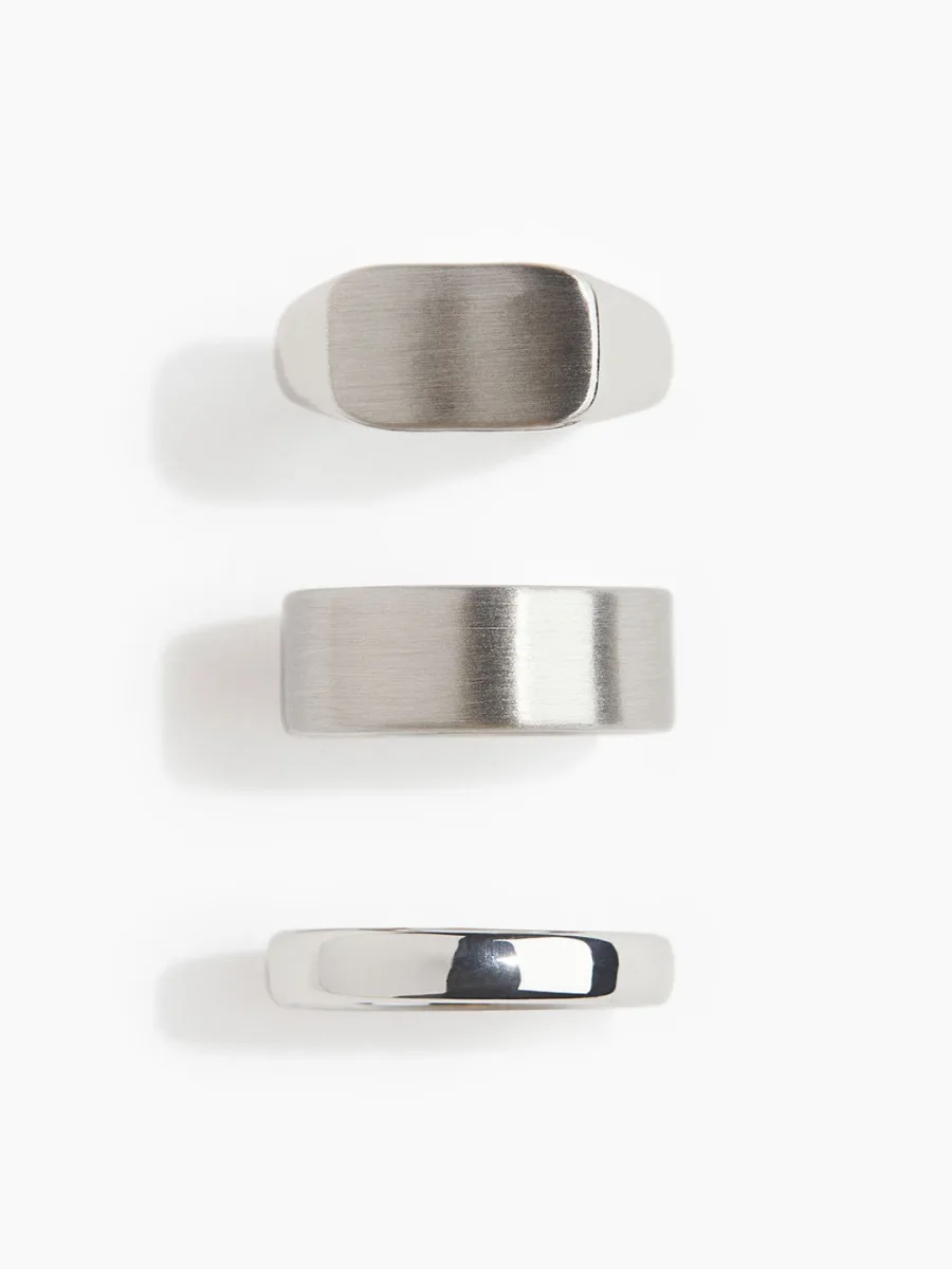 Silver Ring Set