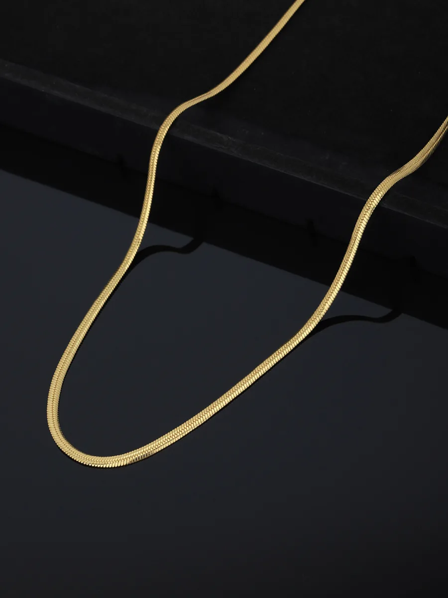 Gold Snake Chain Necklace