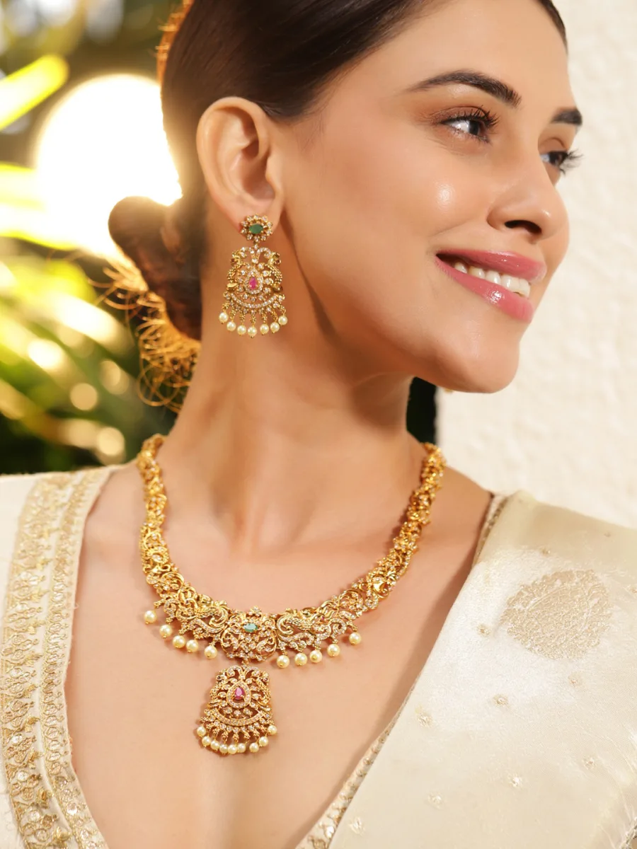 22KT Gold-Plated Jewellery Set