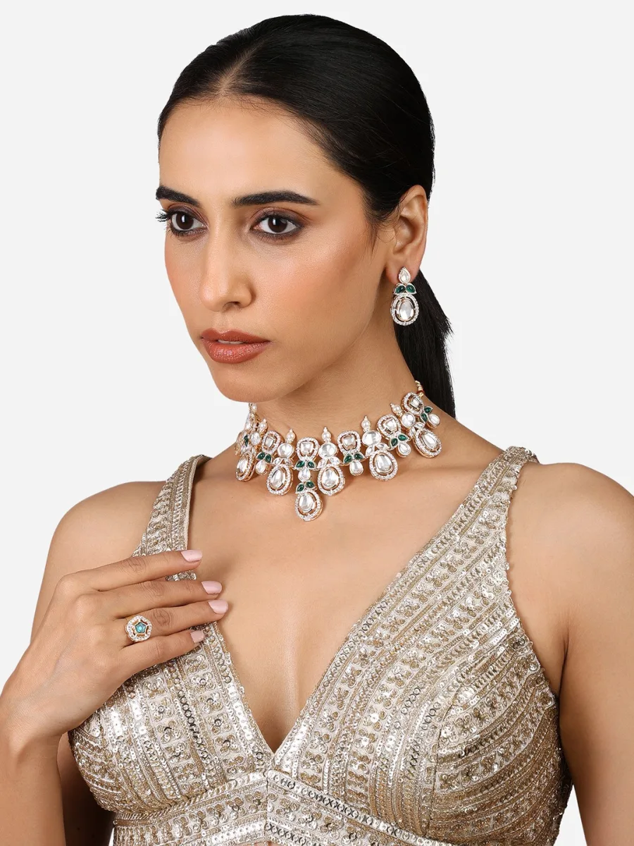 Kundan Choker Necklace Set