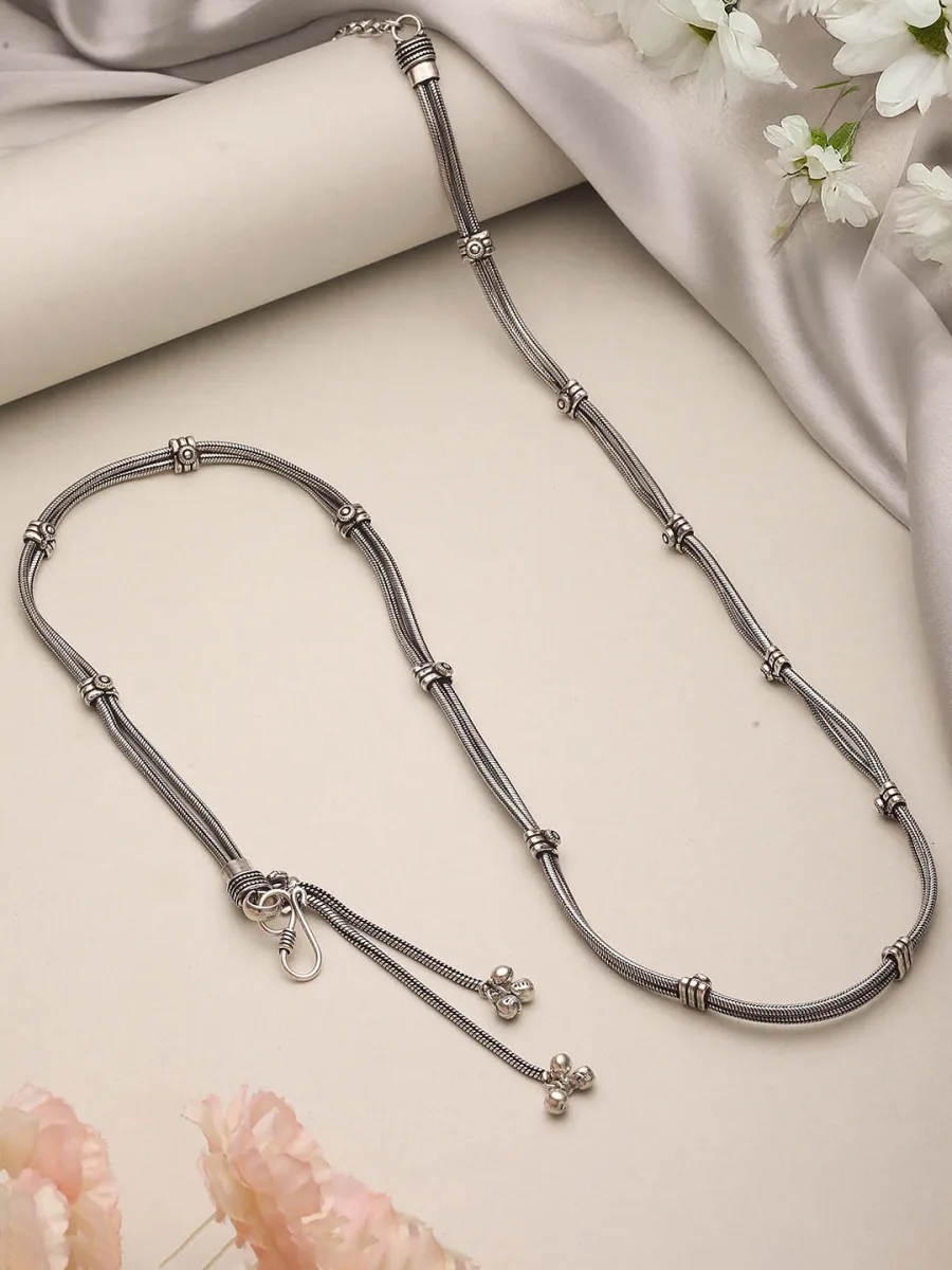 Oxidised Silver Necklace Set