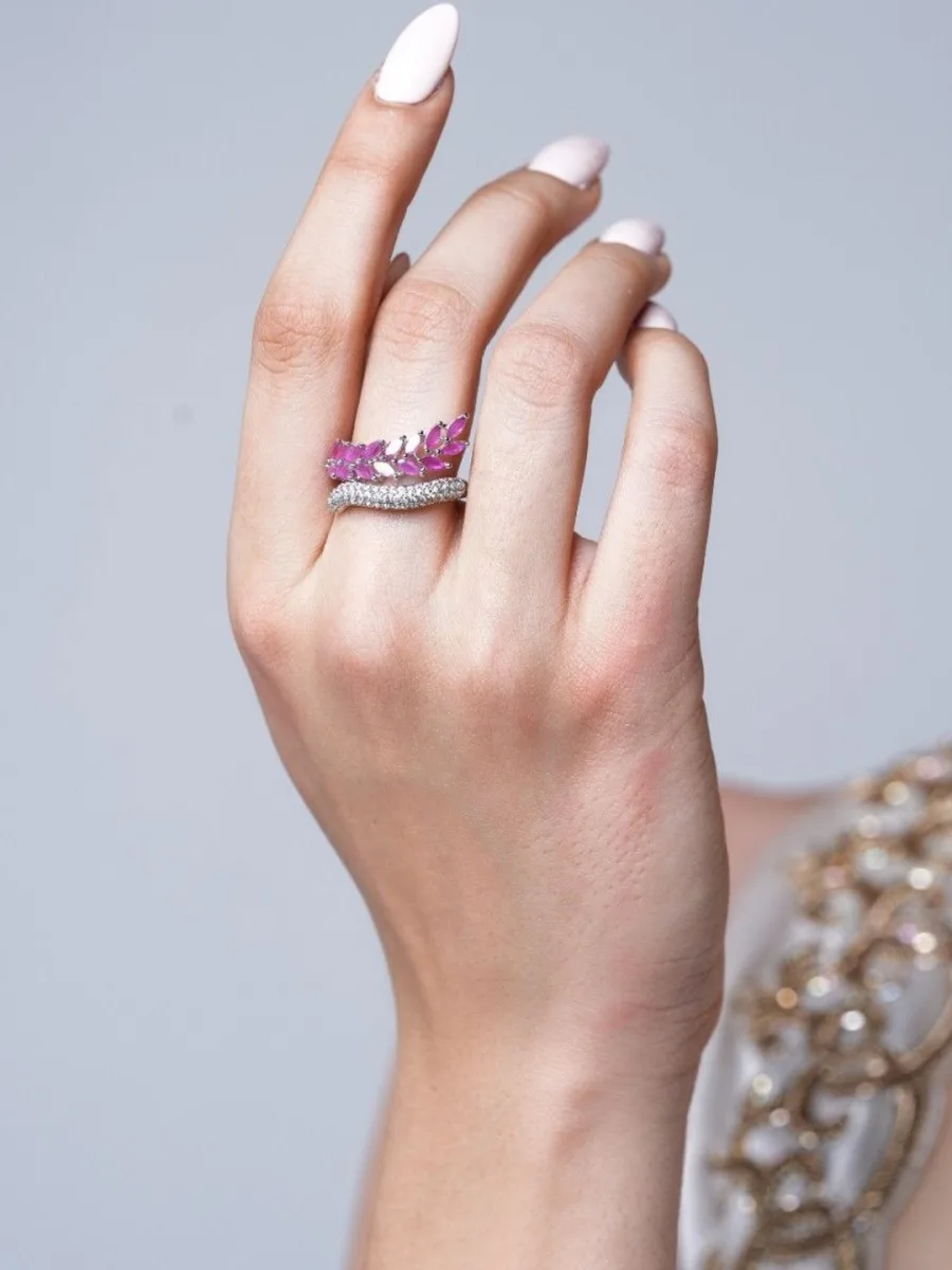 American Diamond Studded Ring