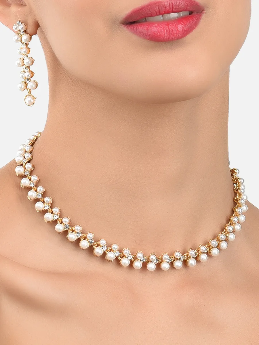 Pearl Necklace Set