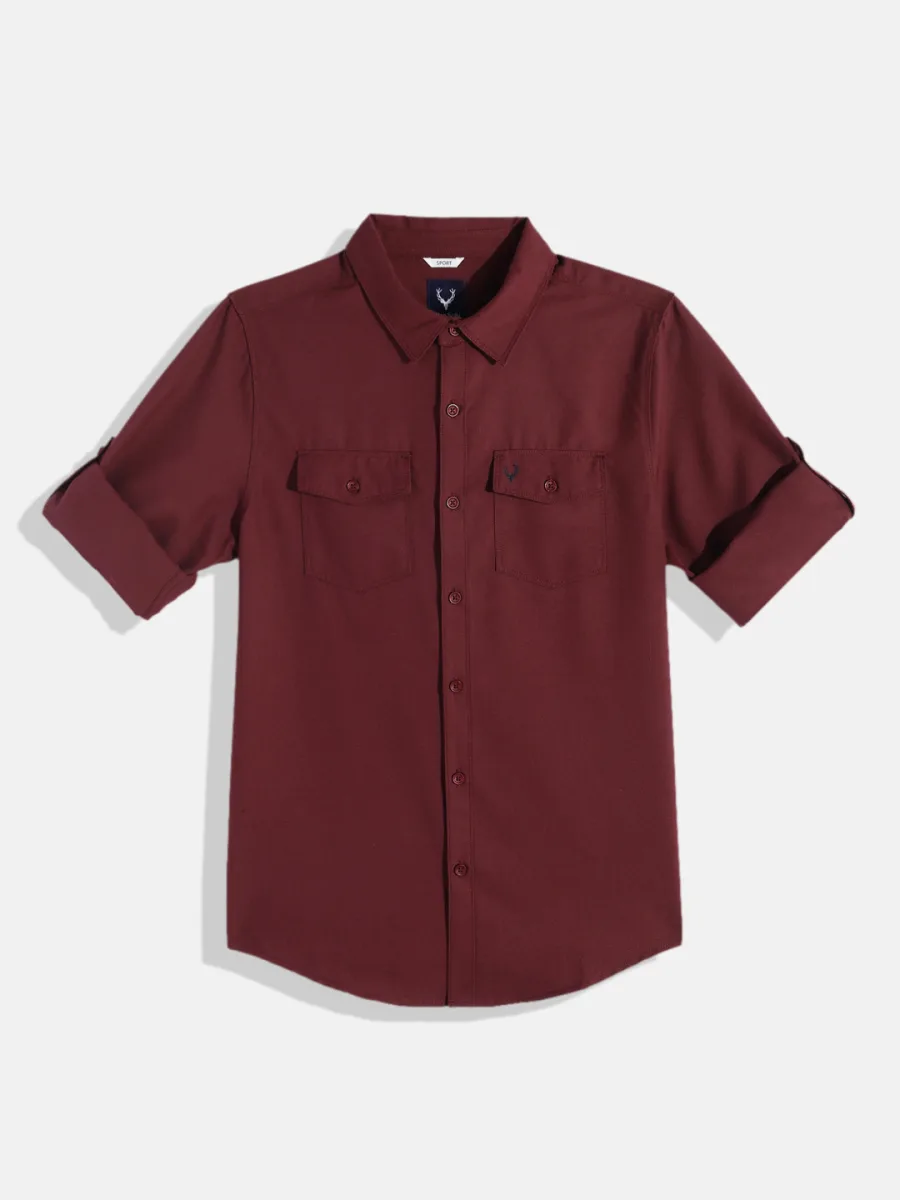 Boys Slim Fit Casual Shirt