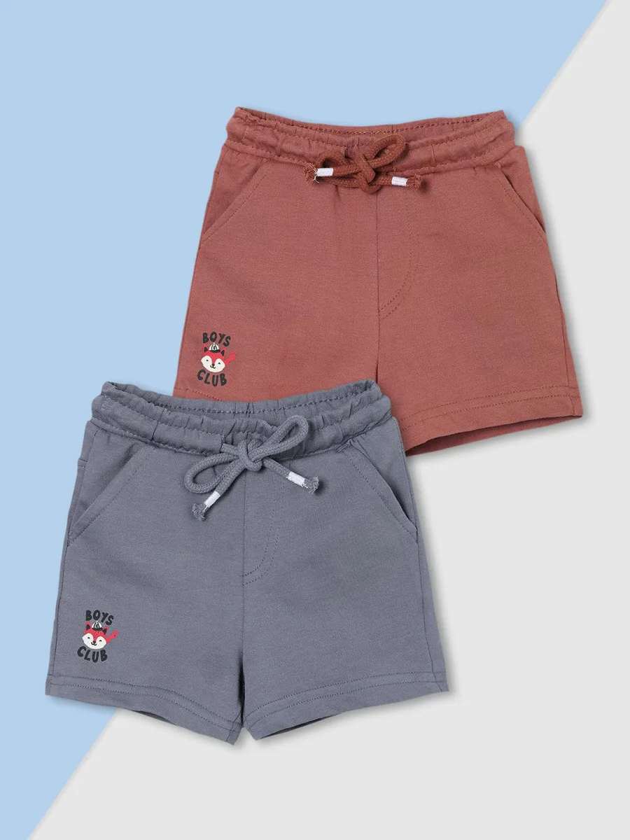 Boys 2Pcs Regular Fit Shorts