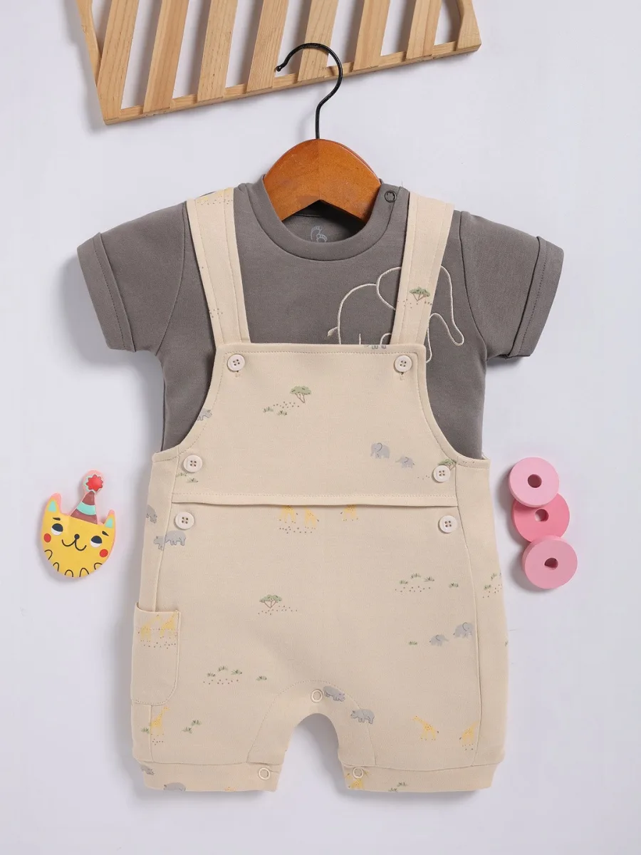 Infant Boys Cotton Dungaree