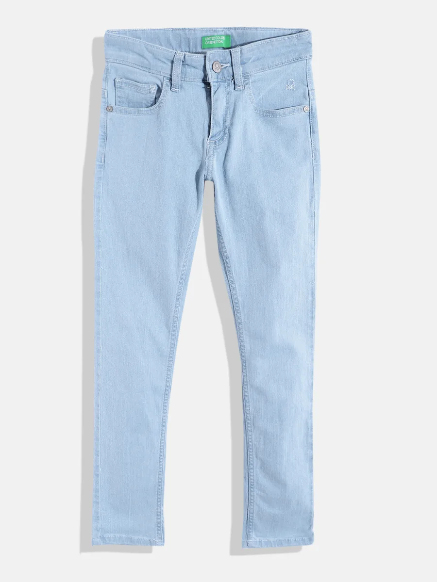 Boys Slim Fit Mid-Rise Jeans