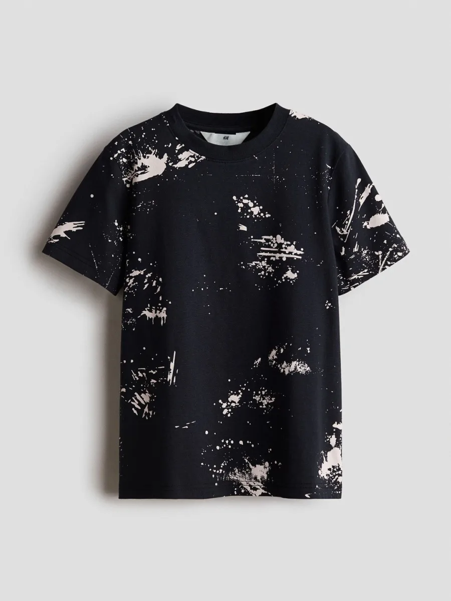 Printed cotton T-shirt