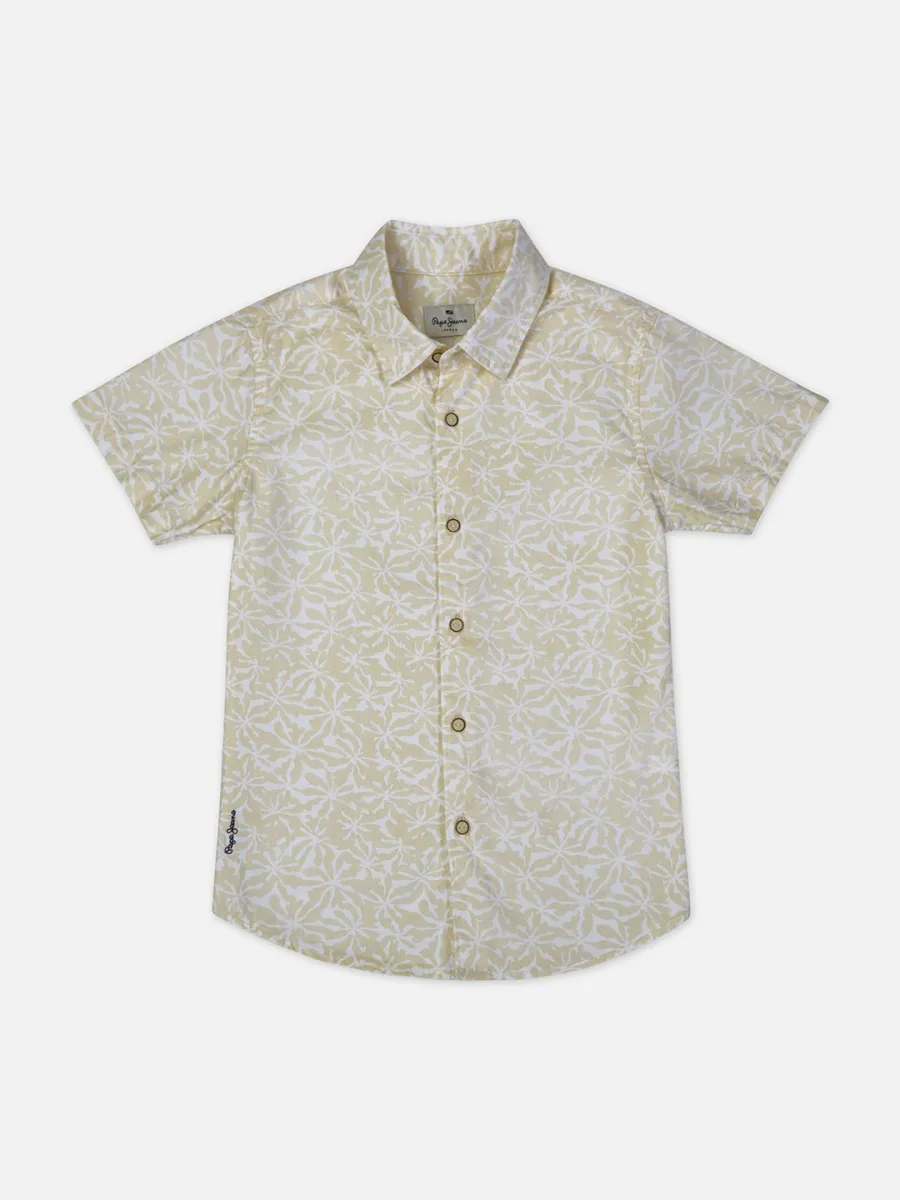 Boys Printed Cotton Shirt
