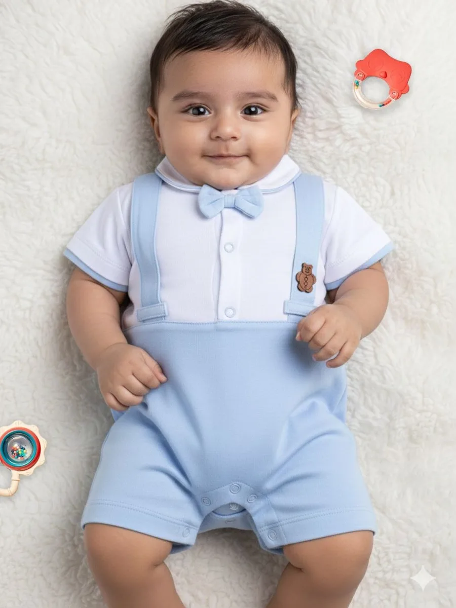 Infant Boys Cotton Rompers