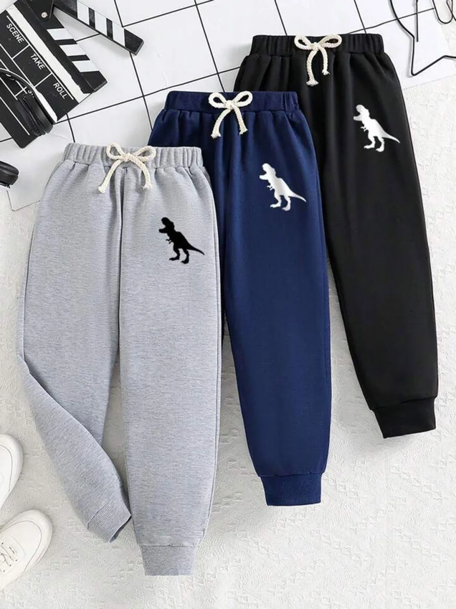 Pack Of 3 Cotton Joggers