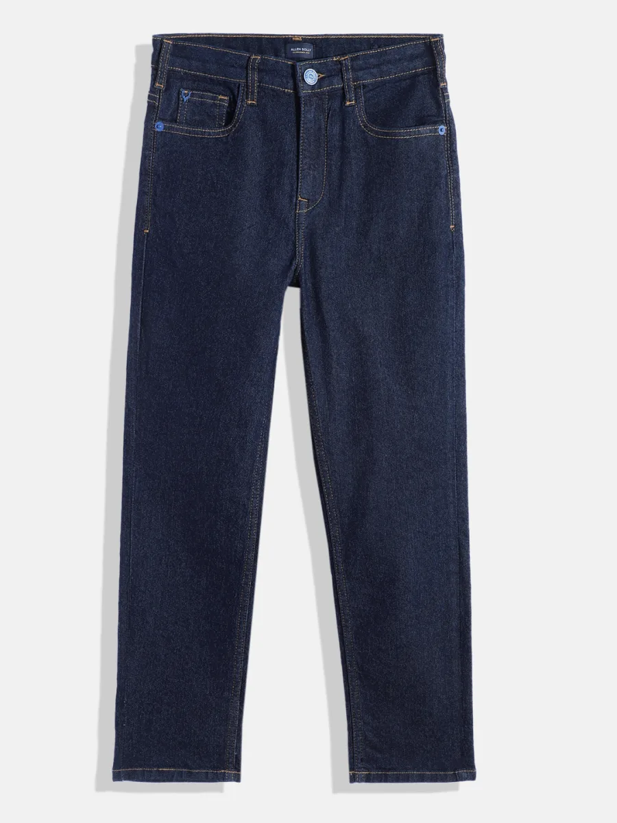 Straight Fit Mid-Rise Jeans