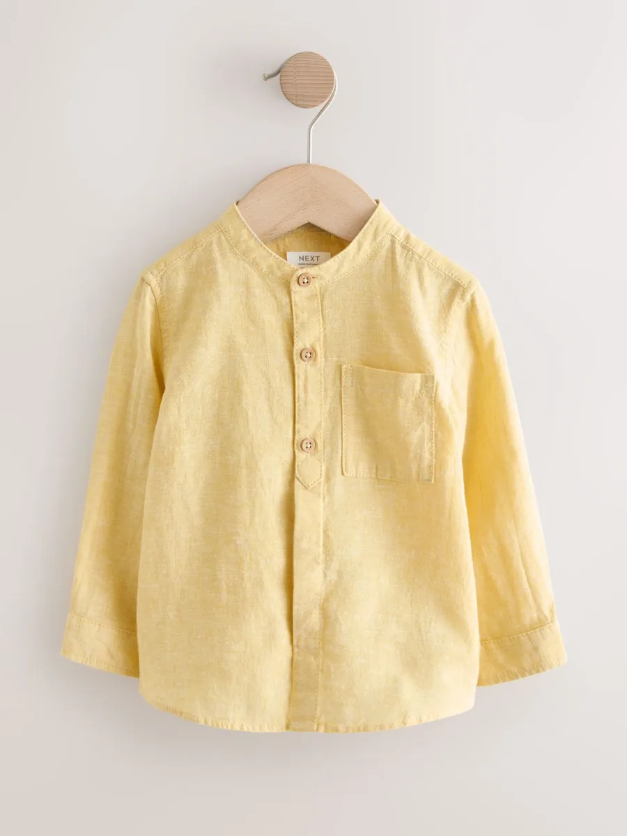 Boys Linen Cotton Casual Shirt