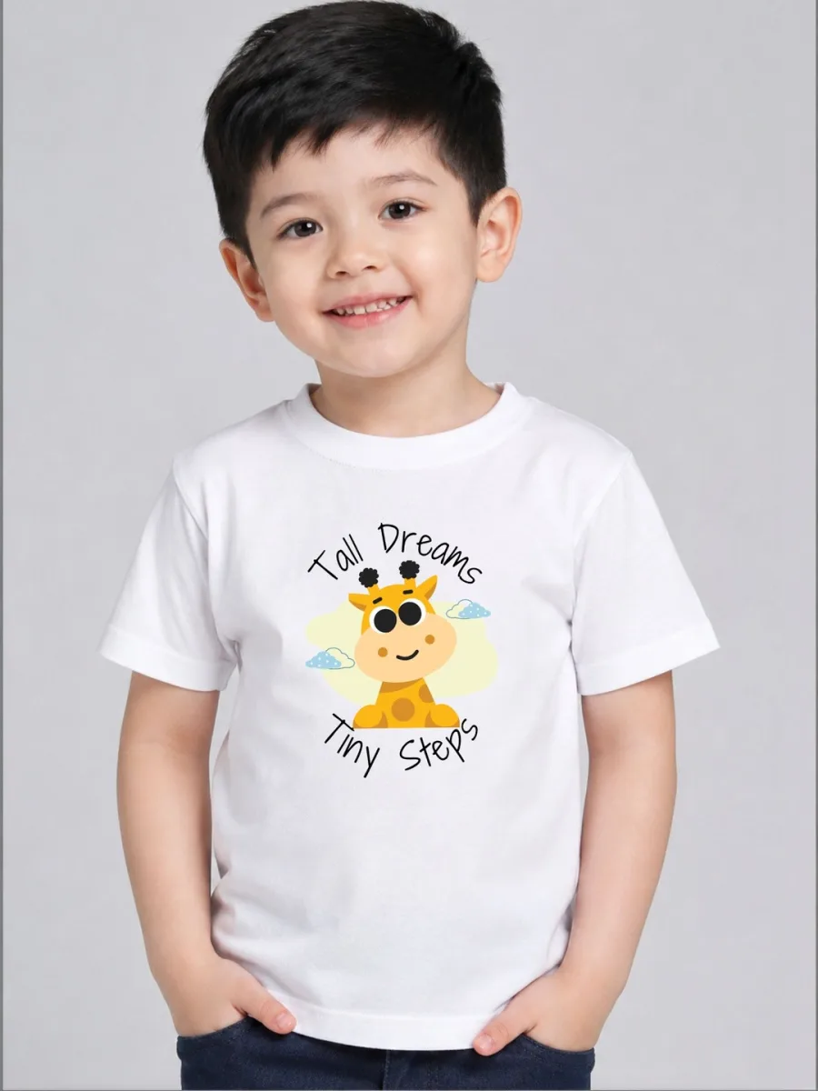 Printed  Crew Neck  T-shirt