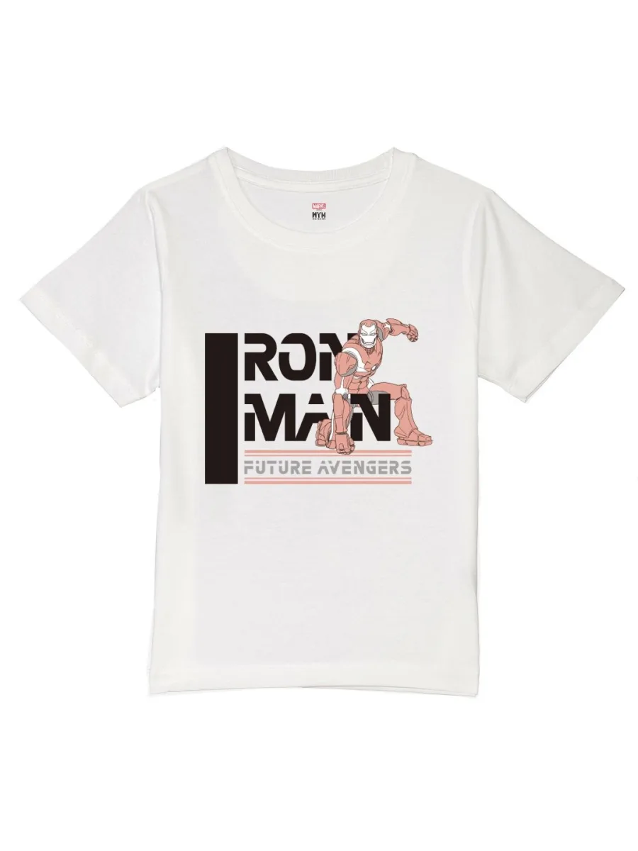 Boys Iron Man Printed T-shirt