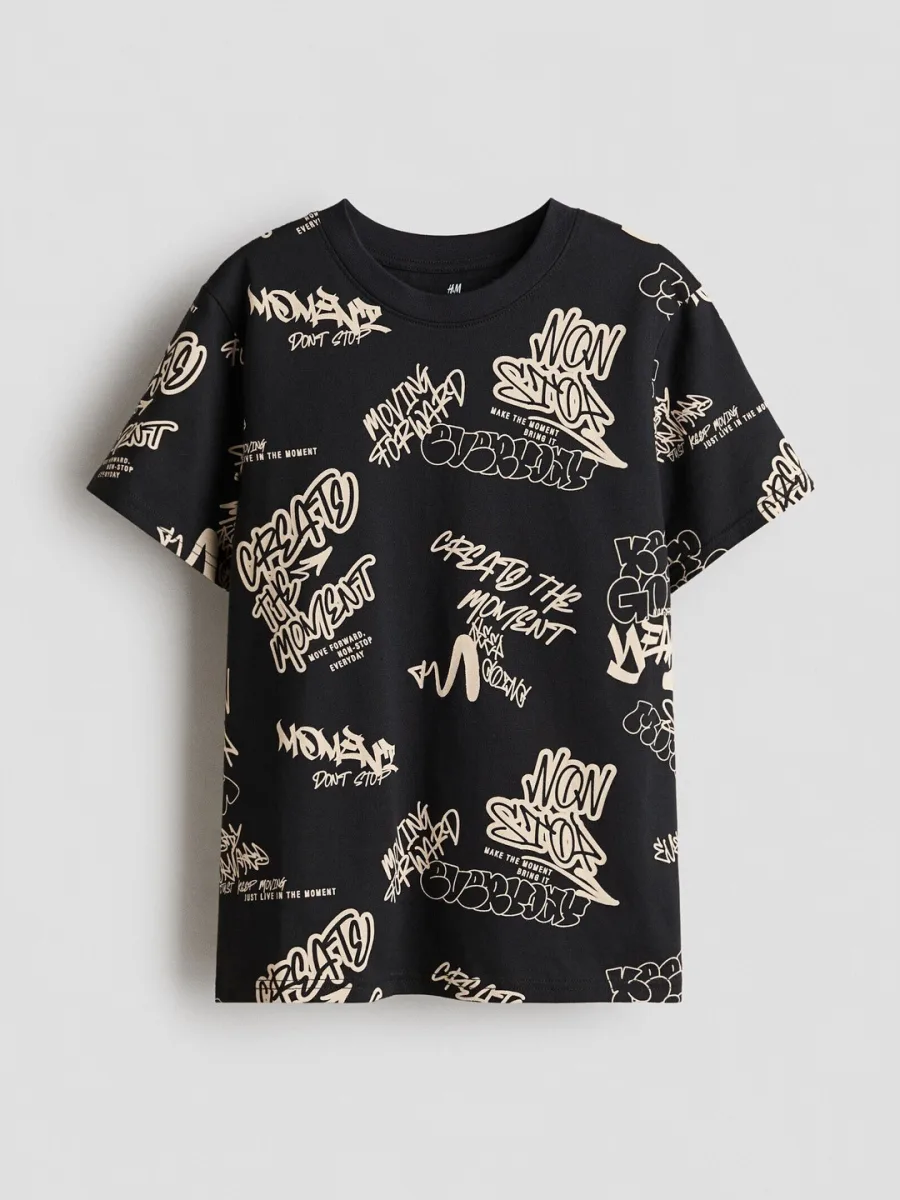 Printed Cotton T-Shirt