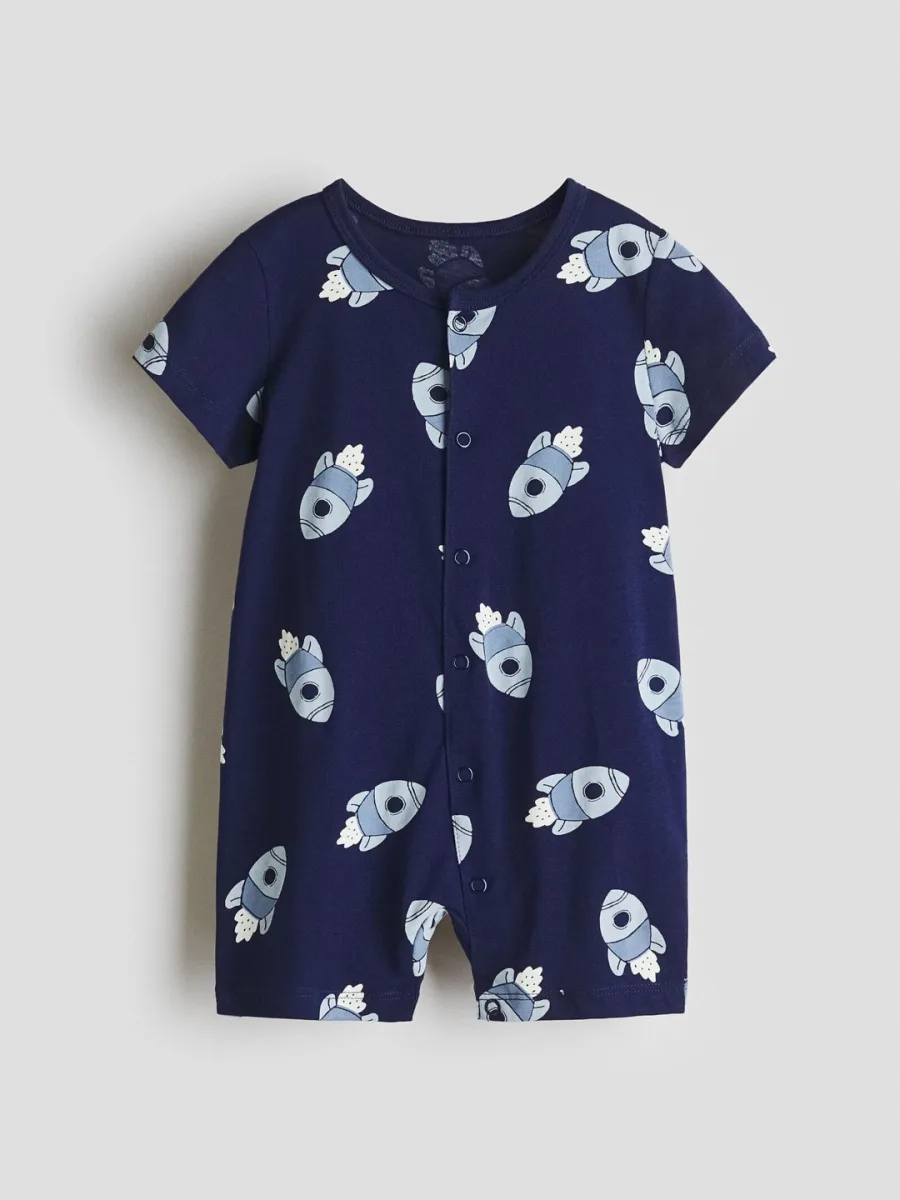 Short Cotton Rompers