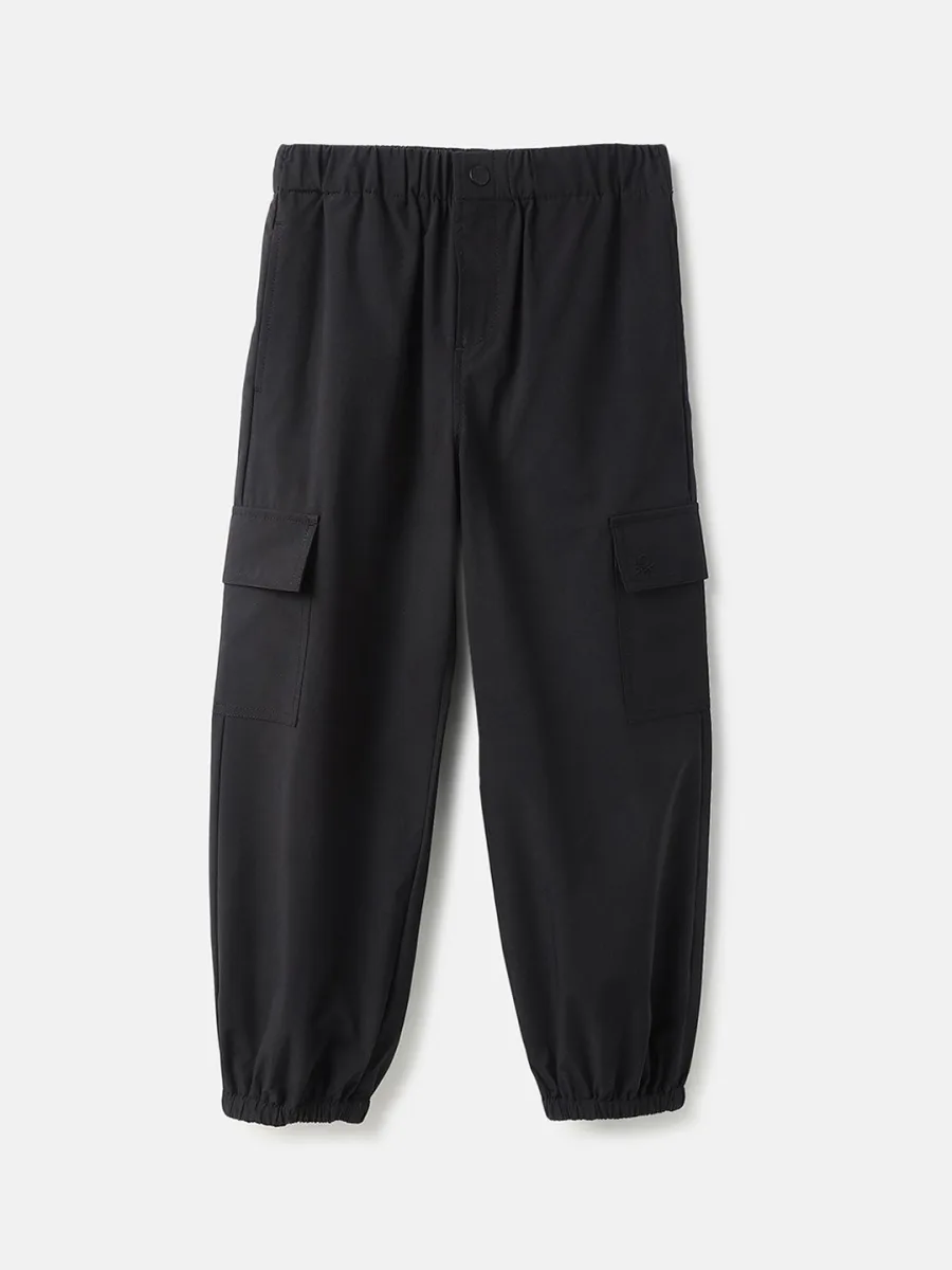 Boys Mid-Rise Joggers Trousers