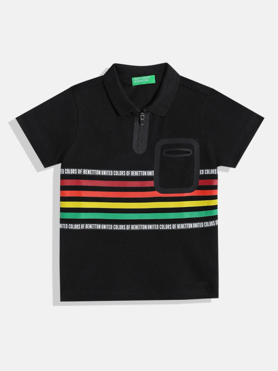 Boys Striped Cotton T-shirt