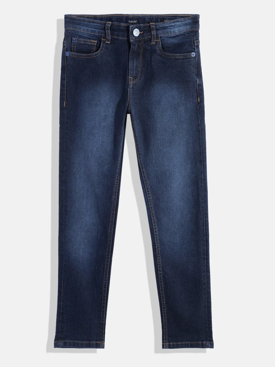 Boys Slim Fit Mid-Rise Jeans