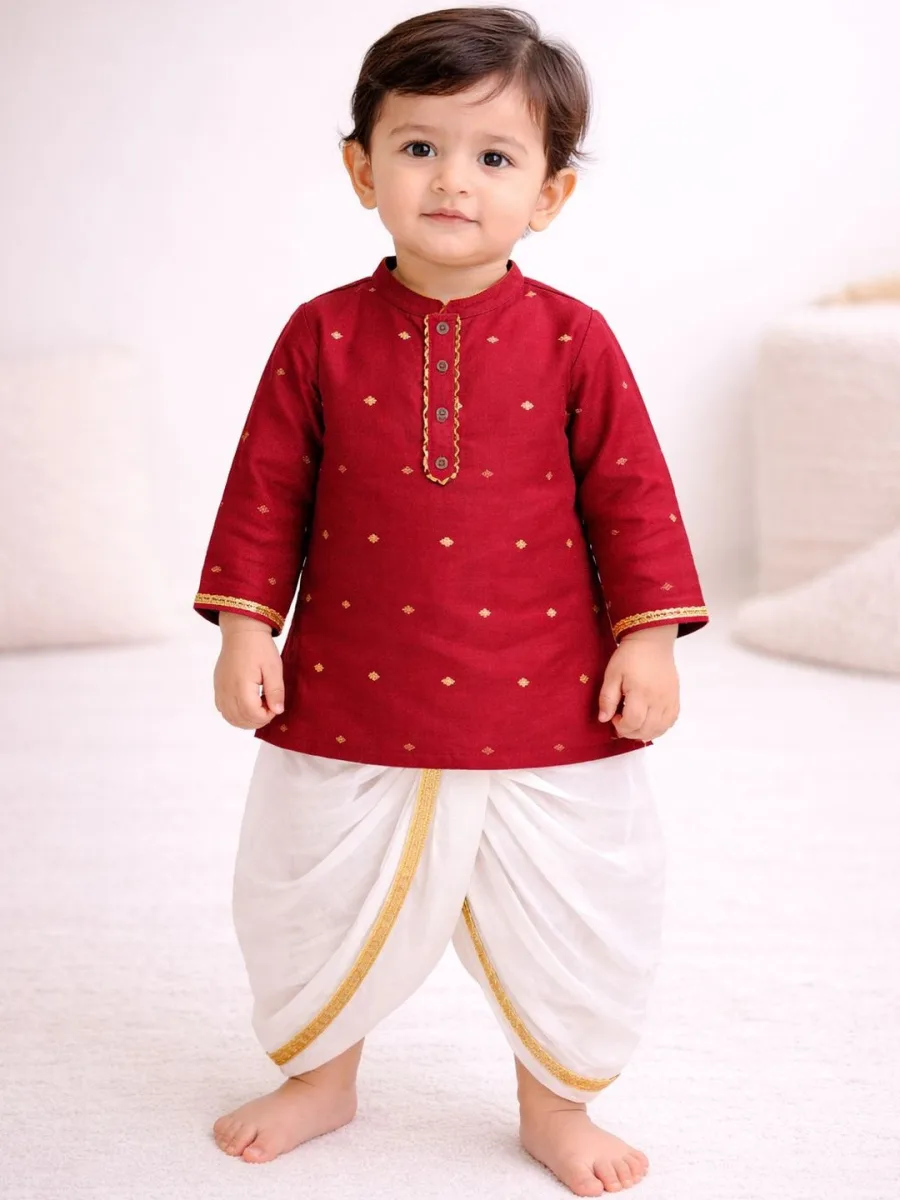 Infant Boys Kurta & Dhoti Pant