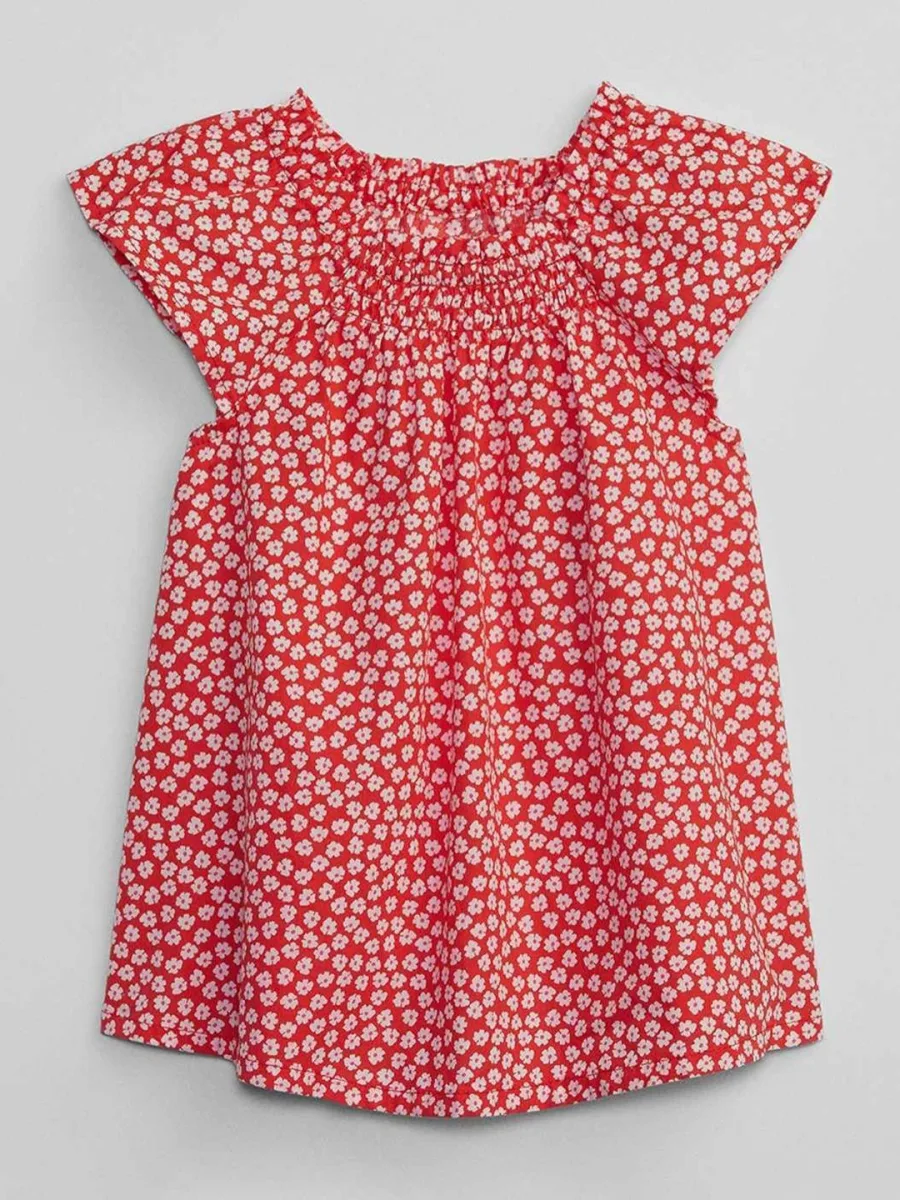 Girls Printed A-Line Tops