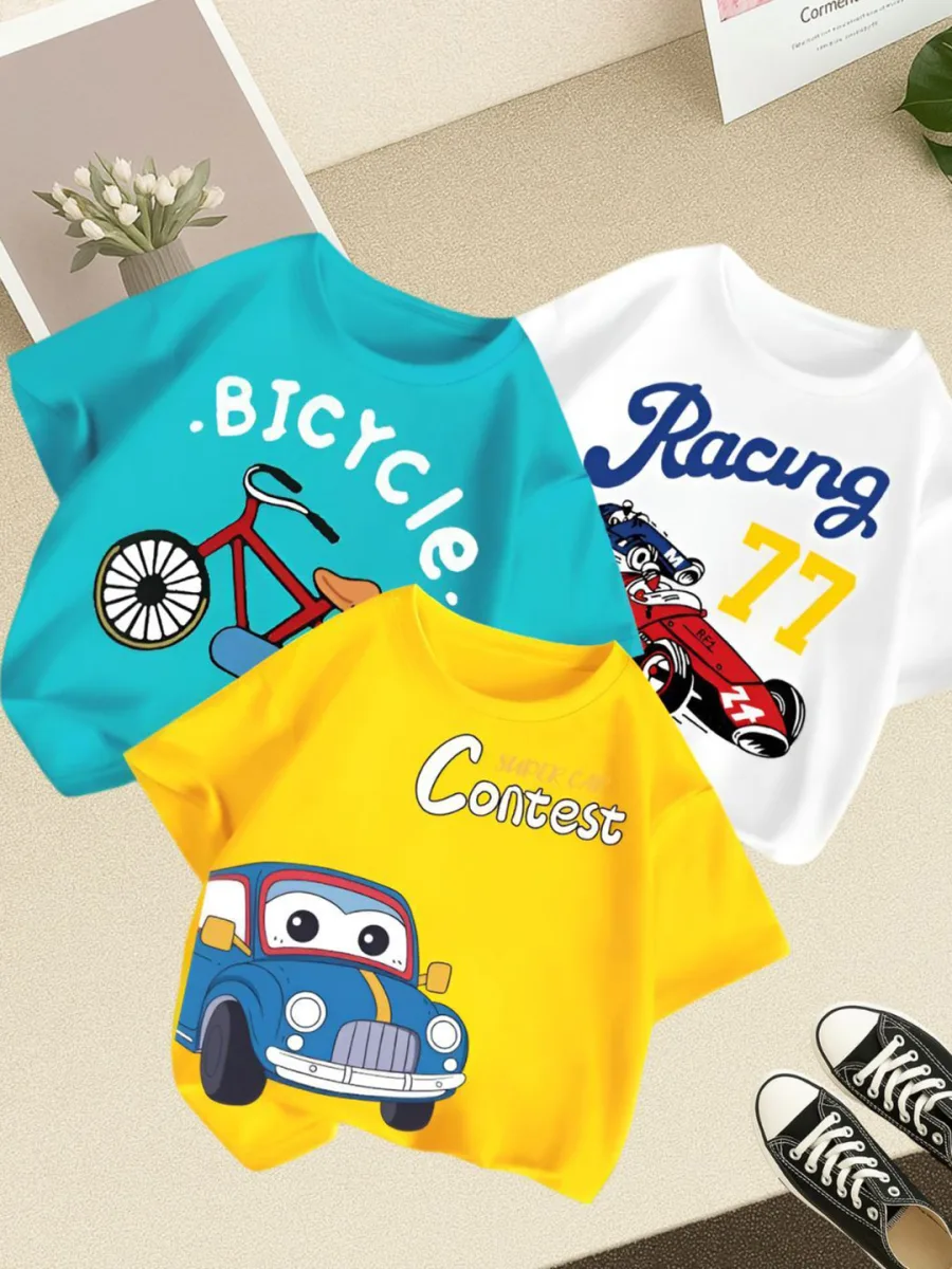 Kids Pack Of 3 T-shirts