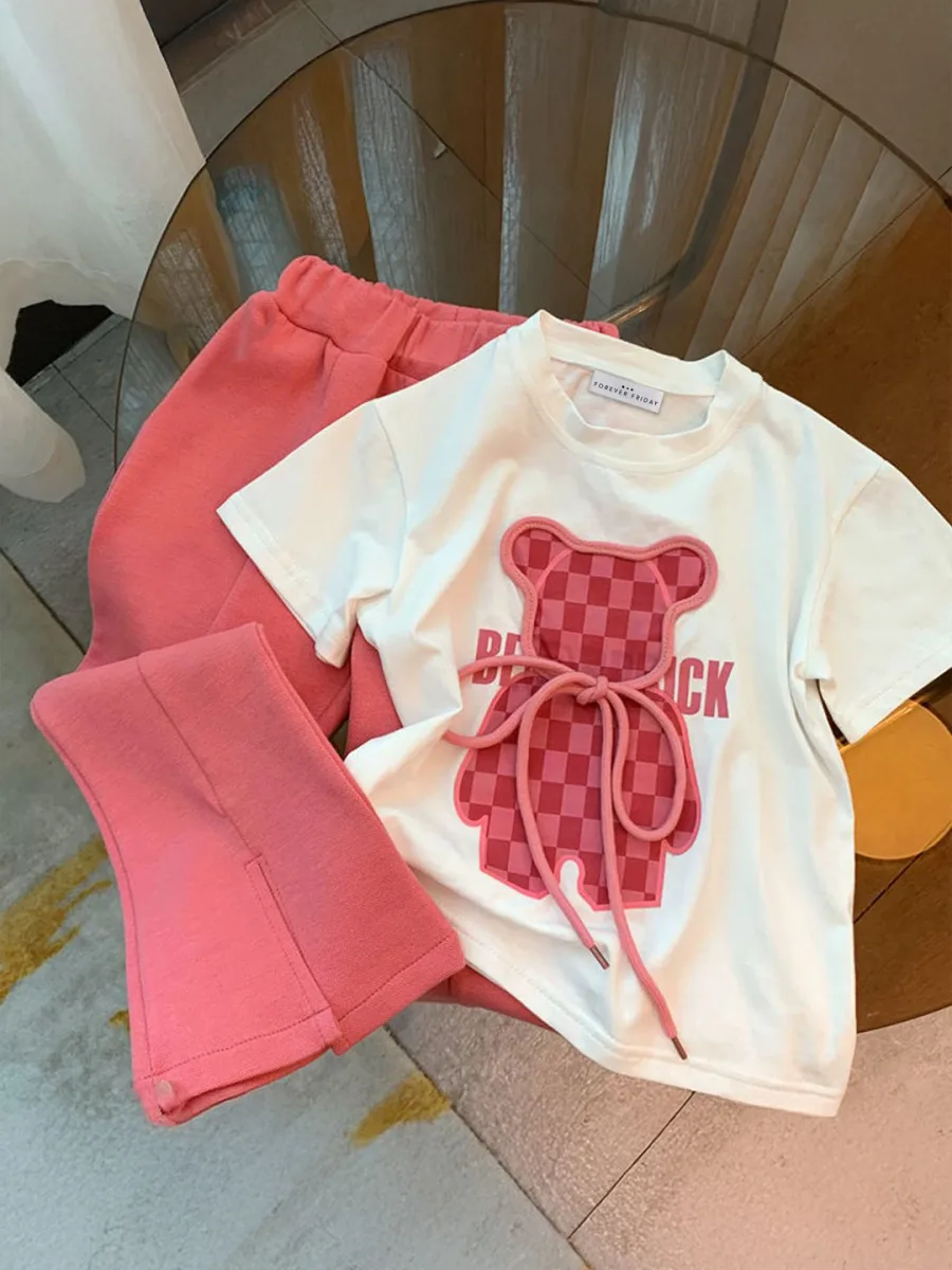 Girls Top with Trousers