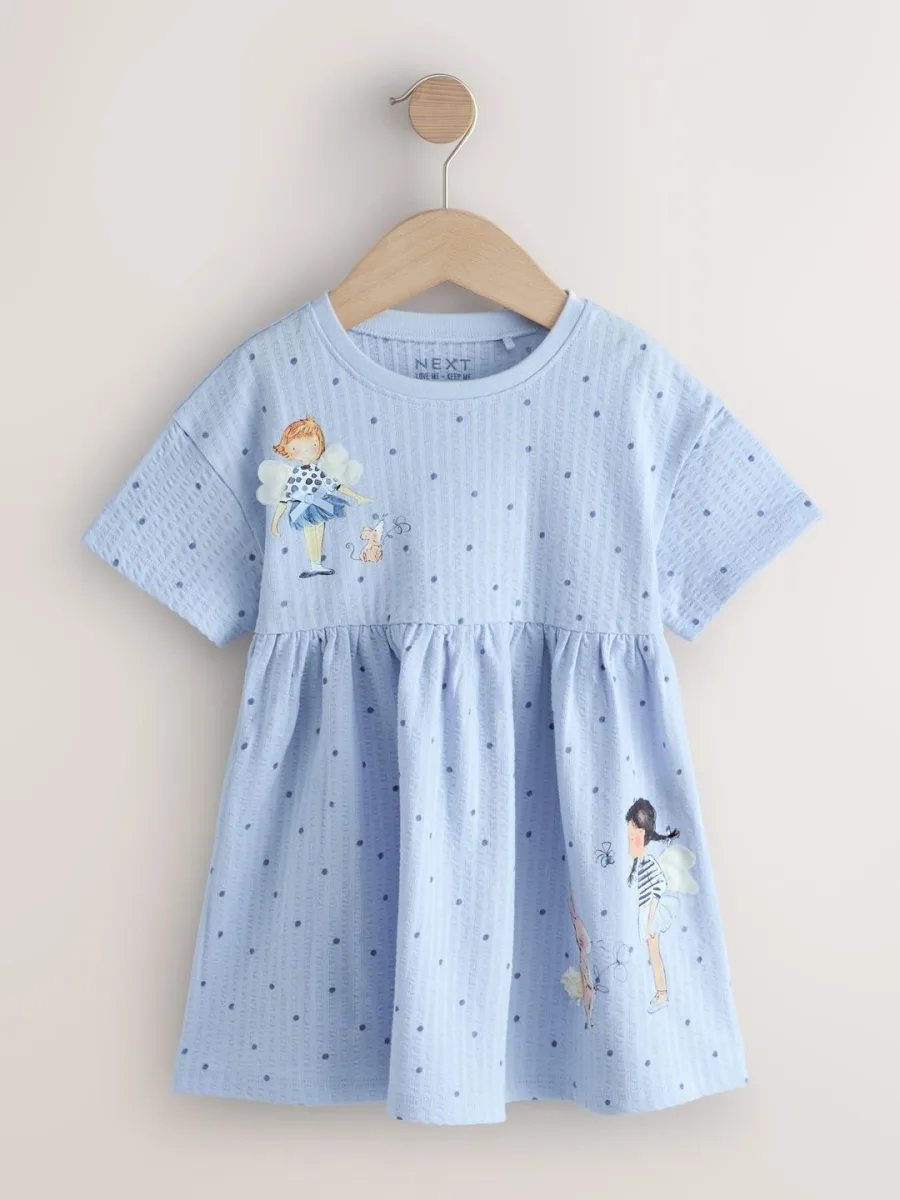 Polka Dots Round Neck Dress
