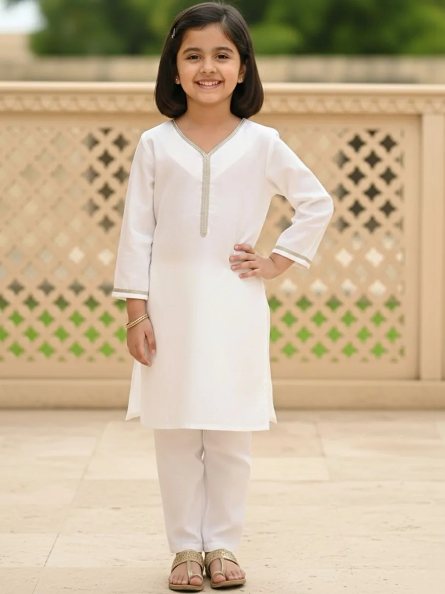 Girls Kurta with Trousers
