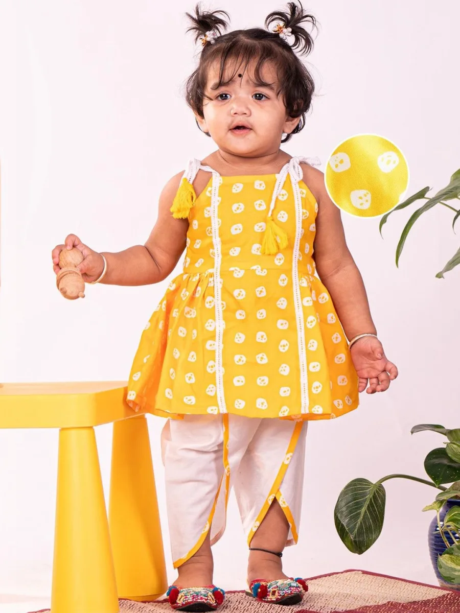 Girls Kurta with Dhoti Pant