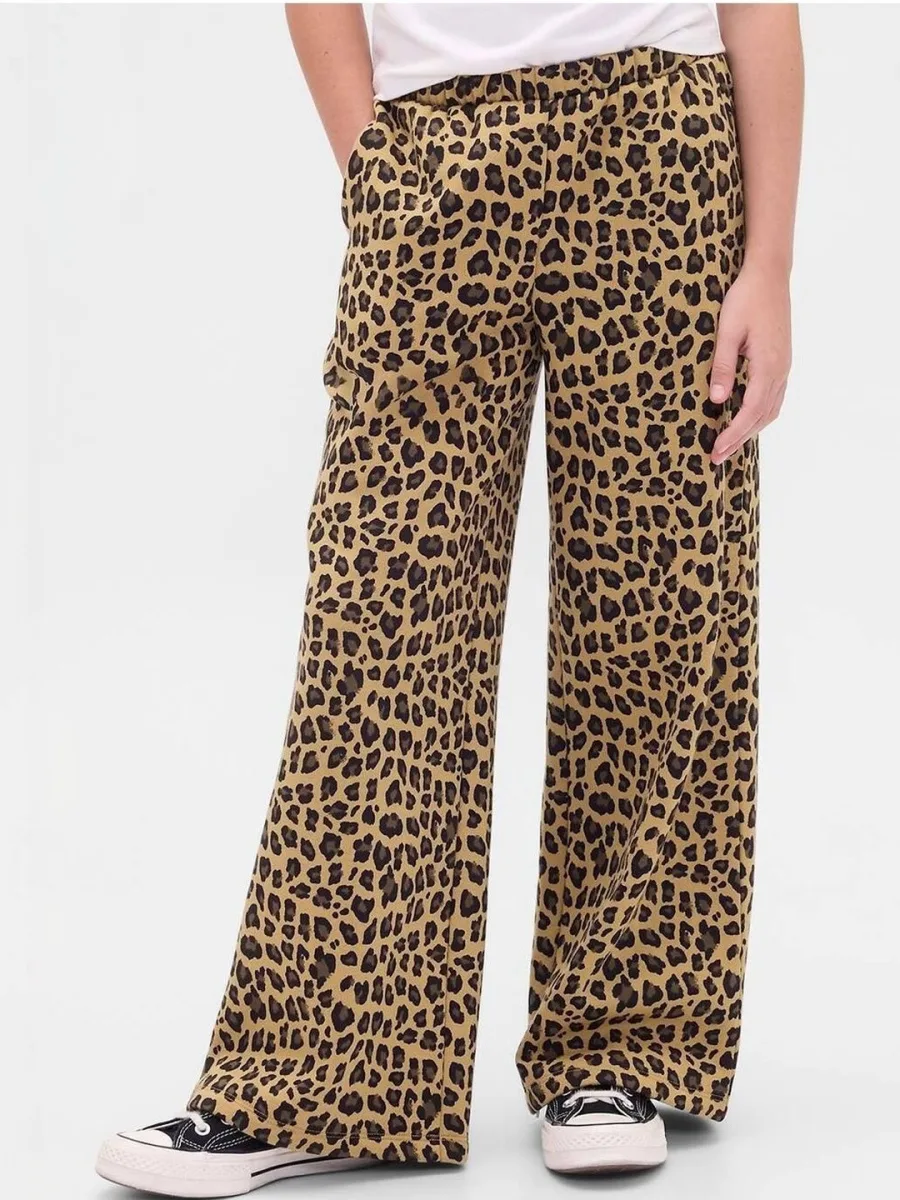 Girls Printed Parallel Trouser