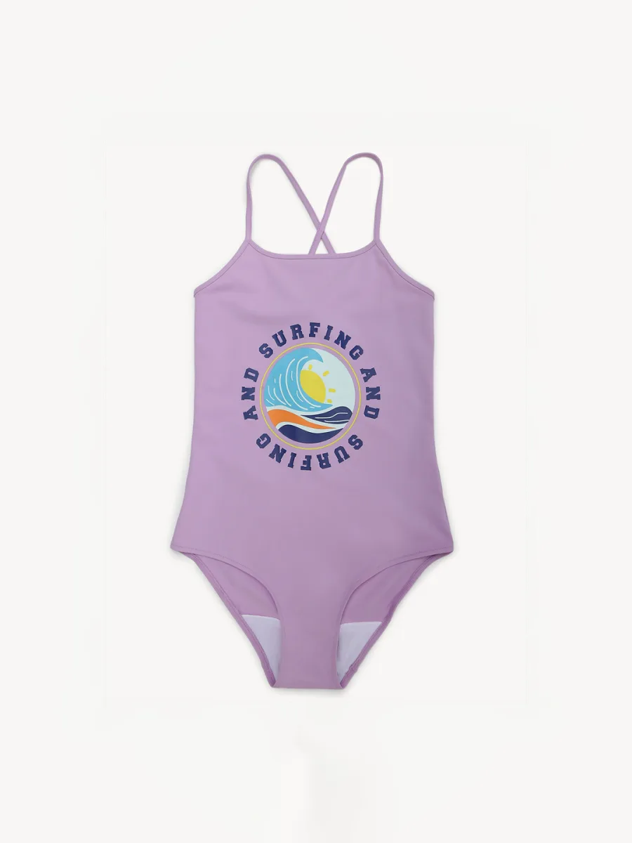 Girls Printed Bodysuit