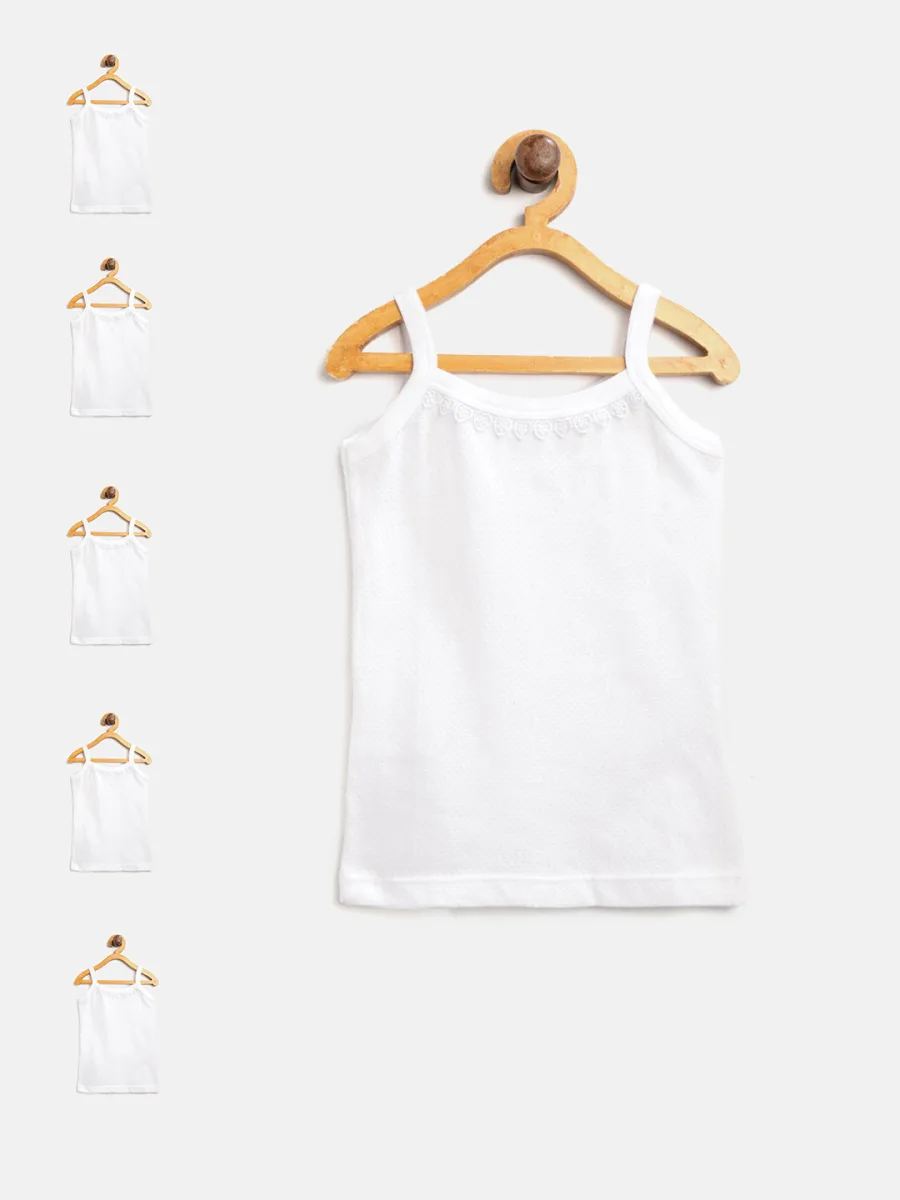 Girls Pack of 6 Camisoles