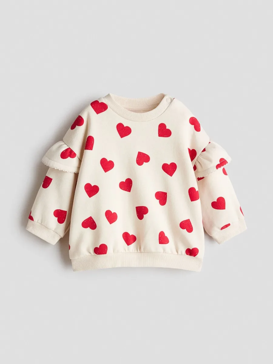 Frill-Detail Sweatshirt