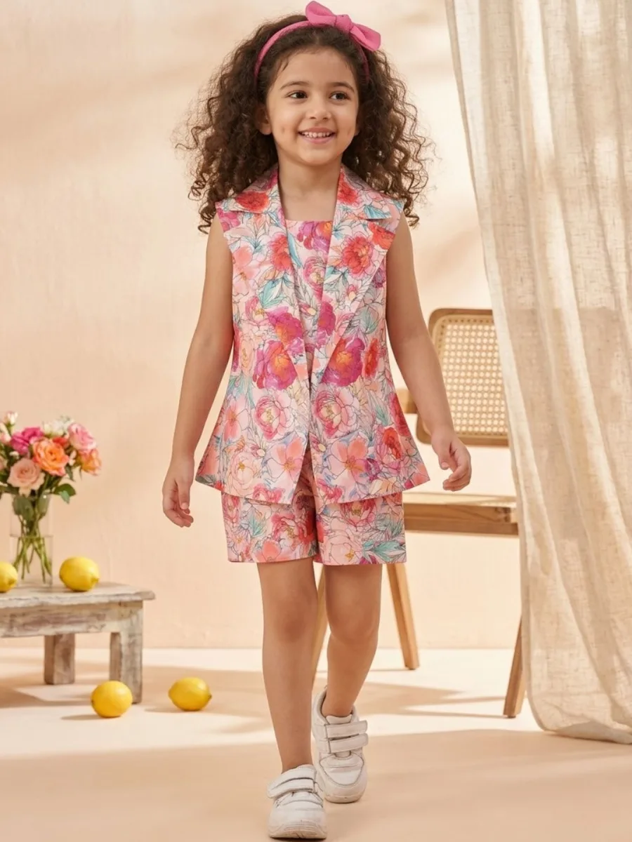 Girls Pure Cotton Clothing Set