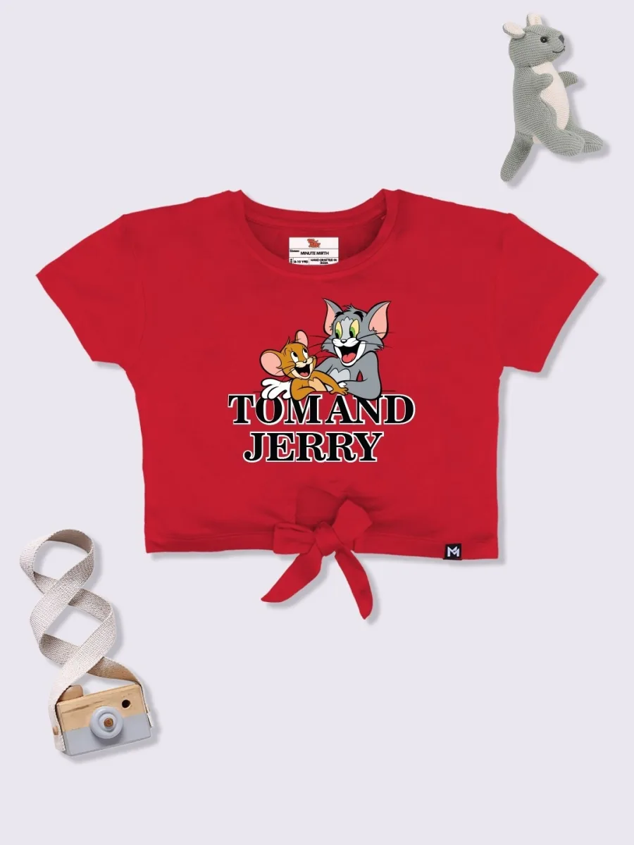 Graphic Printed Crop Top