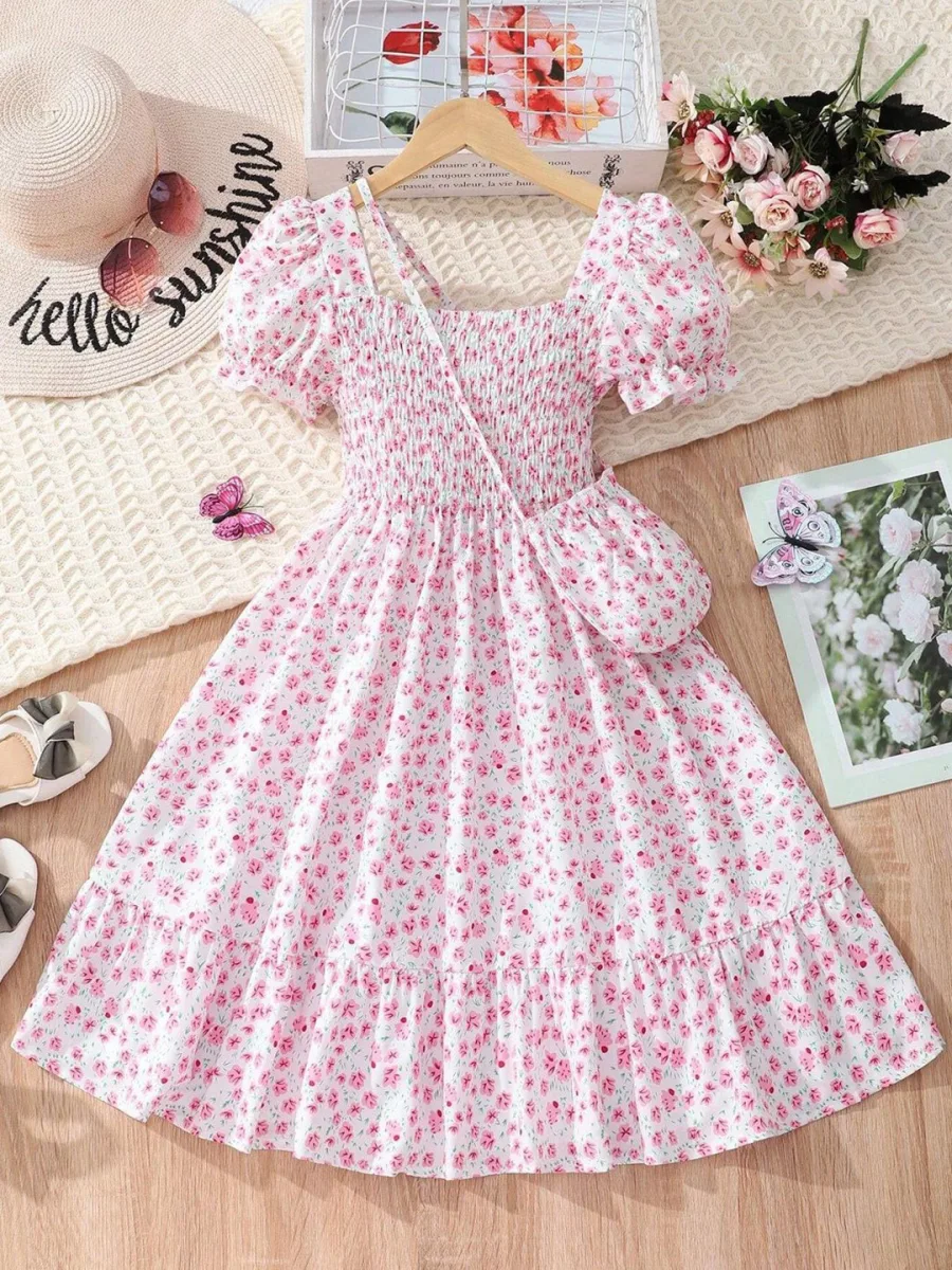 Floral Print Fit & Flare Dress
