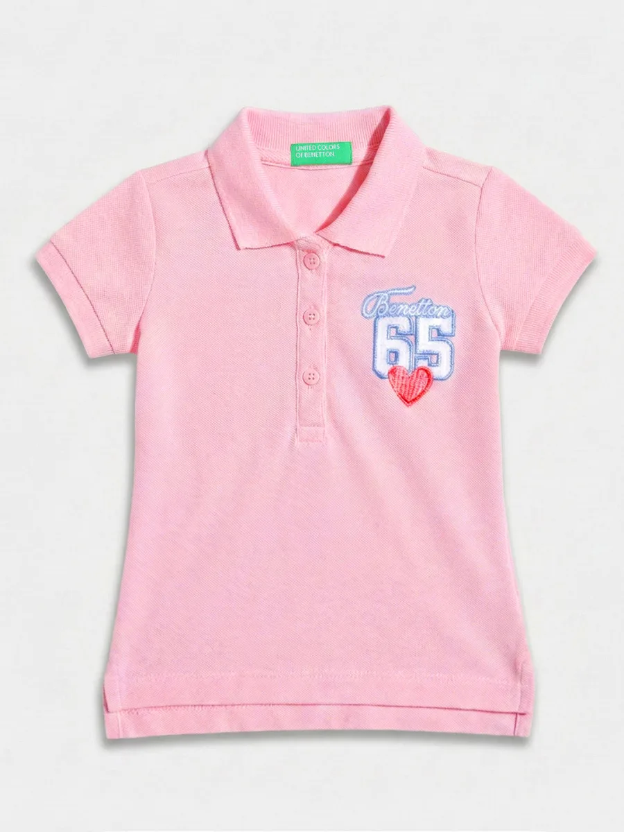 Girls Polo Collar T-Shirt