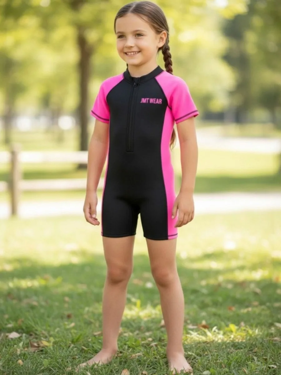 Girls Round Neck Bodysuit