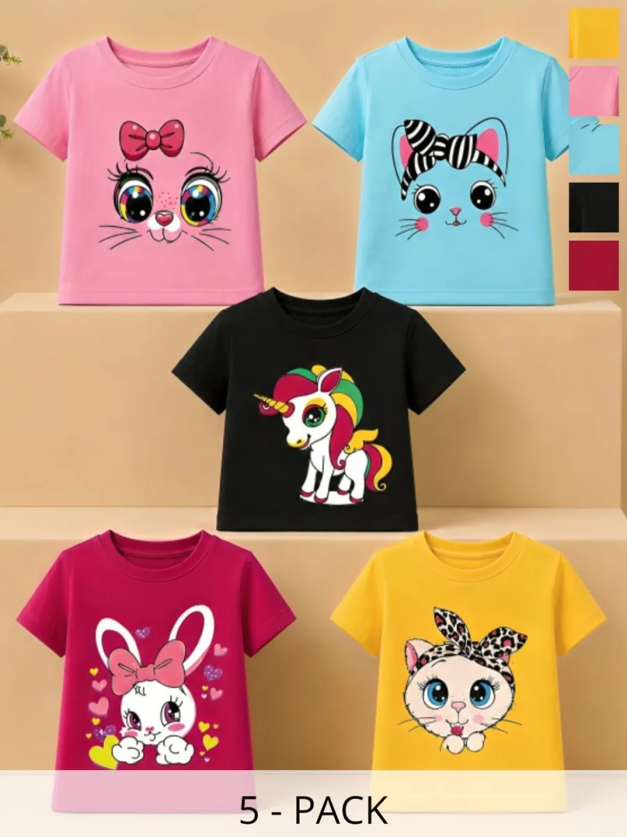 Girls Cotton Tshirts