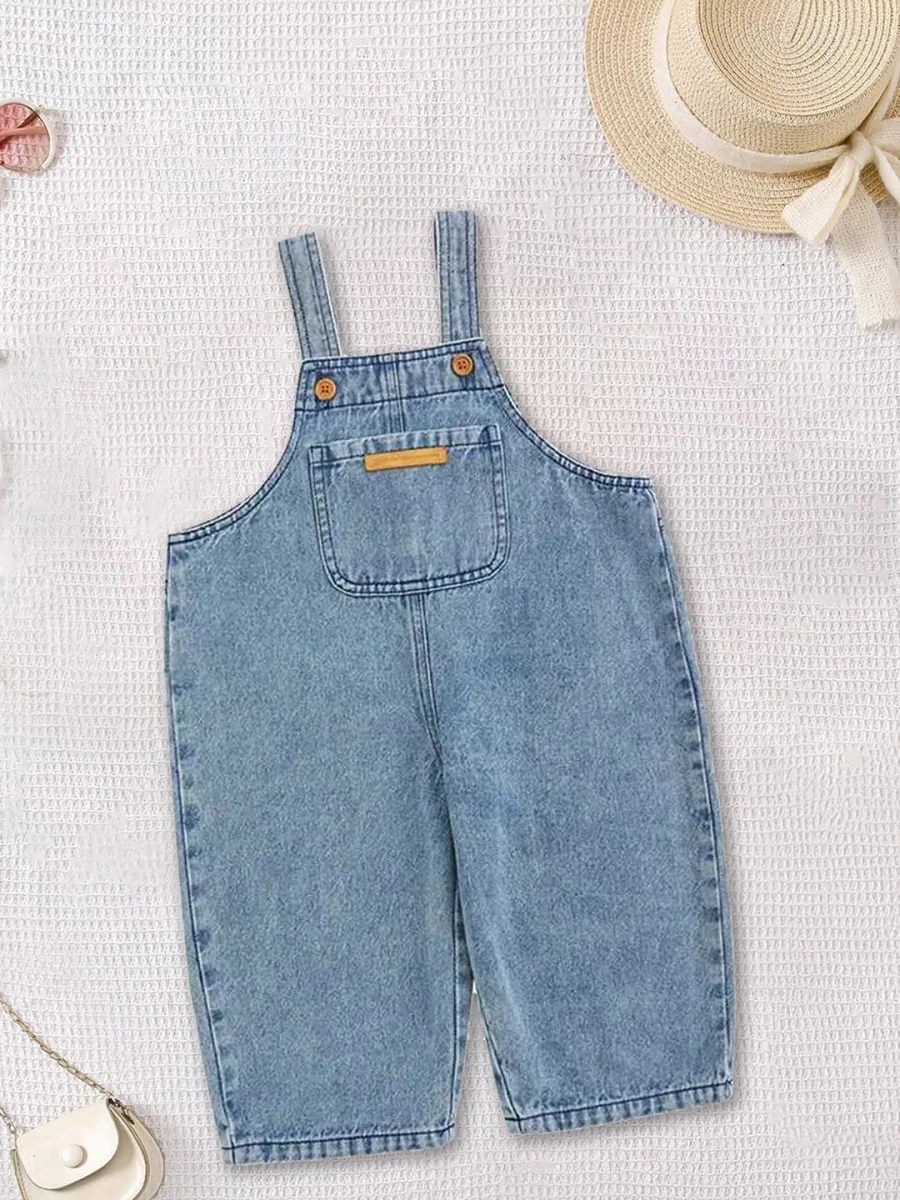 Girls Denim Dungaree