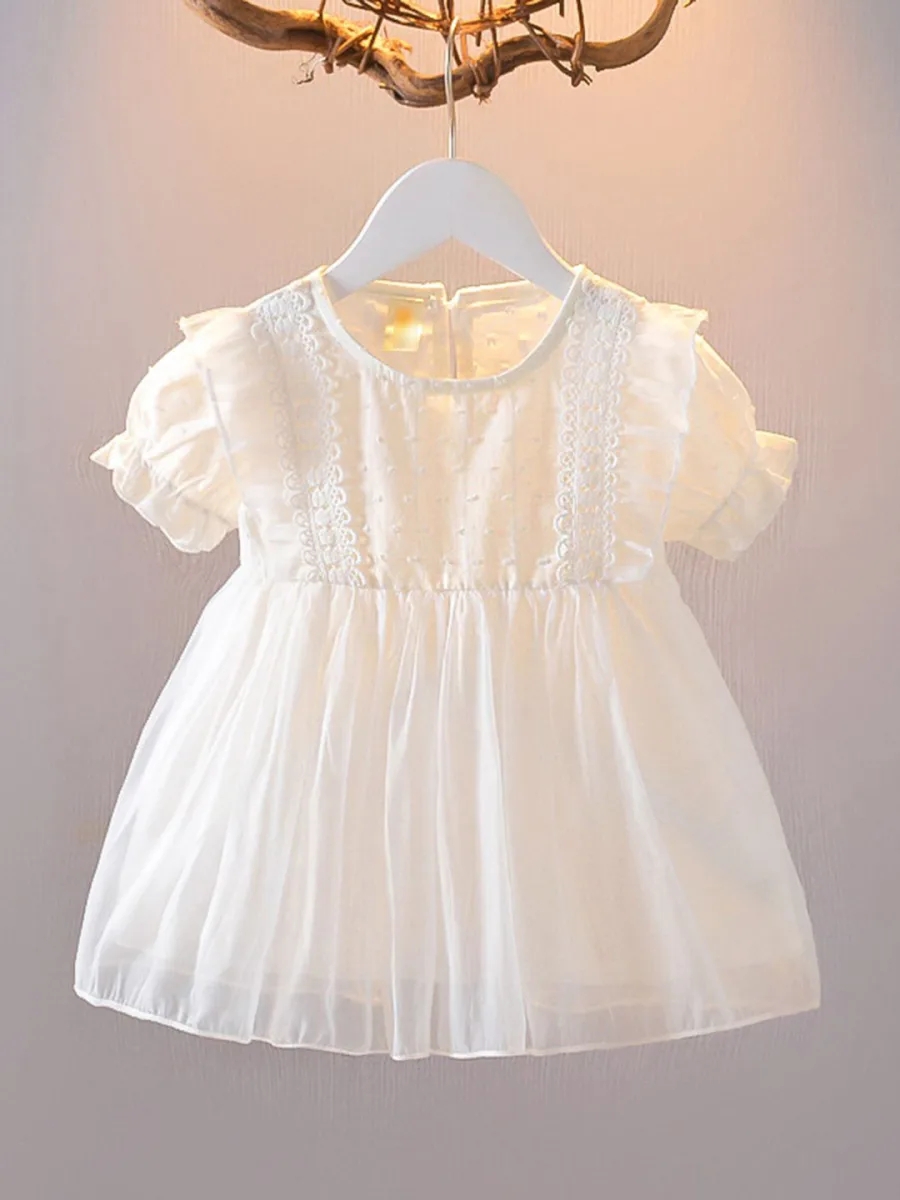 Embroidered Fit & Flare Dress